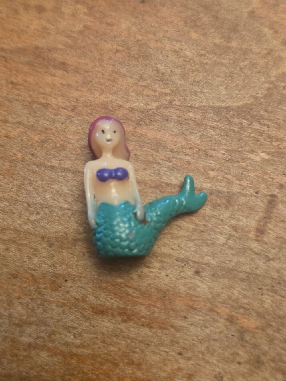 Vintage Soma Mermaid Pink/ Purple Hair Green Tail Unknown Year